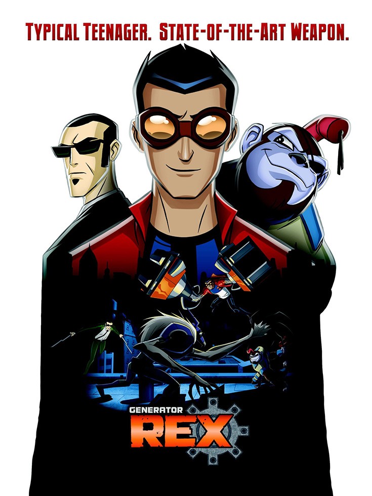 Generator Rex  Generator rex, Cool cartoons, Rex